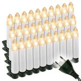 Vianočné sviečky s 30 LED diódami