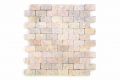 Mramorová mozaika Garth - červená – obklady 1 m2