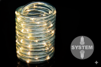 NEXOS diLED svetelný kábel 60 LED, teplá biela