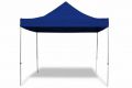 Záhradný párty stan nožnicový 3x3 m, modrý Garth + 4 bočné steny