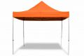 Záhradný párty stan terakota nožnicový 3 x 3 m + 4 bočnice