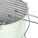 Mini BBQ gril vedro - biely