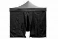 Sada 2 bočných stien pre PROFI záhradný stan 3 x 3 m čierna