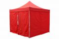 Sada 2 bočných stien pre PROFI záhradný stan 3 x 3 m červená