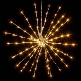 Vianočné osvetlenie - meteorický dážď, teple biely, 120 LED