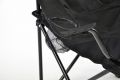 Kempingová sada – 2 x skladacia stolička s držiakom – čierna