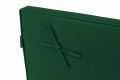 Sada 2x polstrovania na lehátko 188 cm - tmavozelená
