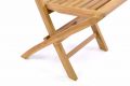 Skladacia záhradná stolička DIVERO Hantown - teakové drevo