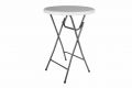 Párty stolík BISTRO skladací vrátane elastického poťahu 80 x 80 x 110 cm