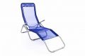 Záhradné hojdacie ležadlo - modré - 160 cm