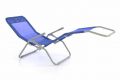Záhradné hojdacie ležadlo - modré - 160 cm