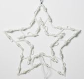 Vianočná LED dekorácia do okna - HVIEZDA - 40 cm