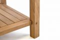 Odkladací teakový stolík DIVERO - 50 cm