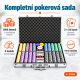 Poker set 1 000 ks žetónov OCEAN v hodnote 5 - 1000