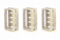 Sada 3 ks drevených vintage prepraviek - veľ. L