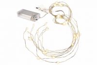 NEXOS Sada 48 LED svetelný dážď , teplá biela, 2 ks