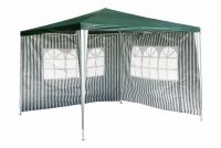 Záhradný párty stan - zelený 3 x 3 m + 2 bočné steny