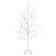 Dekoratívny LED svetelný strom so 48 LED, 60 cm - biely
