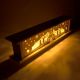Vianočná drevená dekorácia, 10 LED