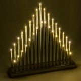 Vianočná dekorácia svietnik, 33 LED