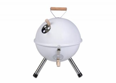 Záhradný vonkajší Mini - BBQ gril - biela