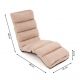 Nastaviteľné lehátko, farba béžová