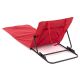 Nastaviteľná plážová podložka s opierkou - červená