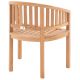 DIVERO stolička - ošetrený teak