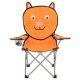 Detská skladacia kempingová stolička - motív mačka