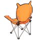 Detská skladacia kempingová stolička - motív mačka