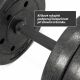 MAXXIVA Sada jednoručných činiek s kotúčmi, 2 x 15 kg