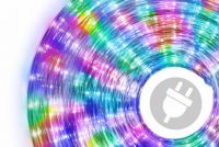 NEXOS LED svetelný kábel 10 m, 240 LED diód, farebný