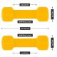MAXXIVA sada činiek s neoprénovým poťahom 2x 1 kg, žltá
