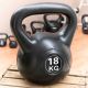 MAXXIVA Kettlebell činka, čierna, 18 kg