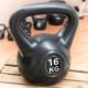 MAXXIVA Kettlebell činka, čierna, 16 kg