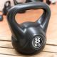 MAXXIVA Kettlebell činka, čierna, 8 kg
