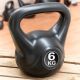 MAXXIVA Kettlebell činka, čierna, 6 kg