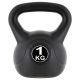 MAXXIVA Kettlebell činka, čierna, 1 kg