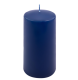 Sada stĺpových sviečok, 15 cm, Ø 7,5 cm, modrá, 4 ks