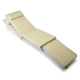 Sada 2ks polstrovania Garth na lehátko, béžové