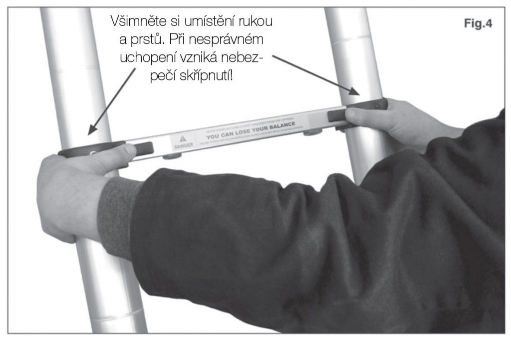 Obrázok Teleskopický rebrík G21 GA-TZ12-3,8M štafle/žebřík