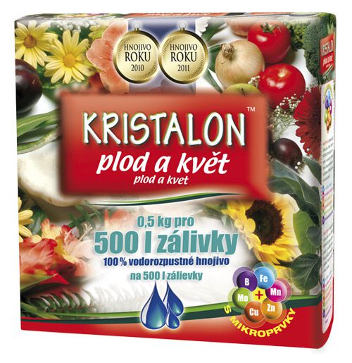 Obrázok Hnojivo Agro  Kristalon Plod a květ 0.5 kg 000502