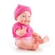 Bábika G21 Helen 35 cm, tmavo- ružové doplnky