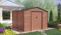Záhradný domček G21 GAH 706 - 277 x 255 cm, hnedý