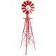 Veterný mlyn červený, 245 cm