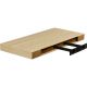 Nástěnná police STILISTA VOLATO - světlé dřevo 110 cm