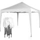 Záhradný párty stan nožnicový 3x3 m - biely