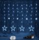 Vianočná dekorácia - svietiace hviezdy,150 LED, studenobiele
