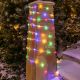 Solárna svetelná hadica - 100 LED, farebná