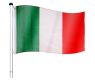 Vlajkový stožiar vrátane vlajky Taliansko - 650 cm